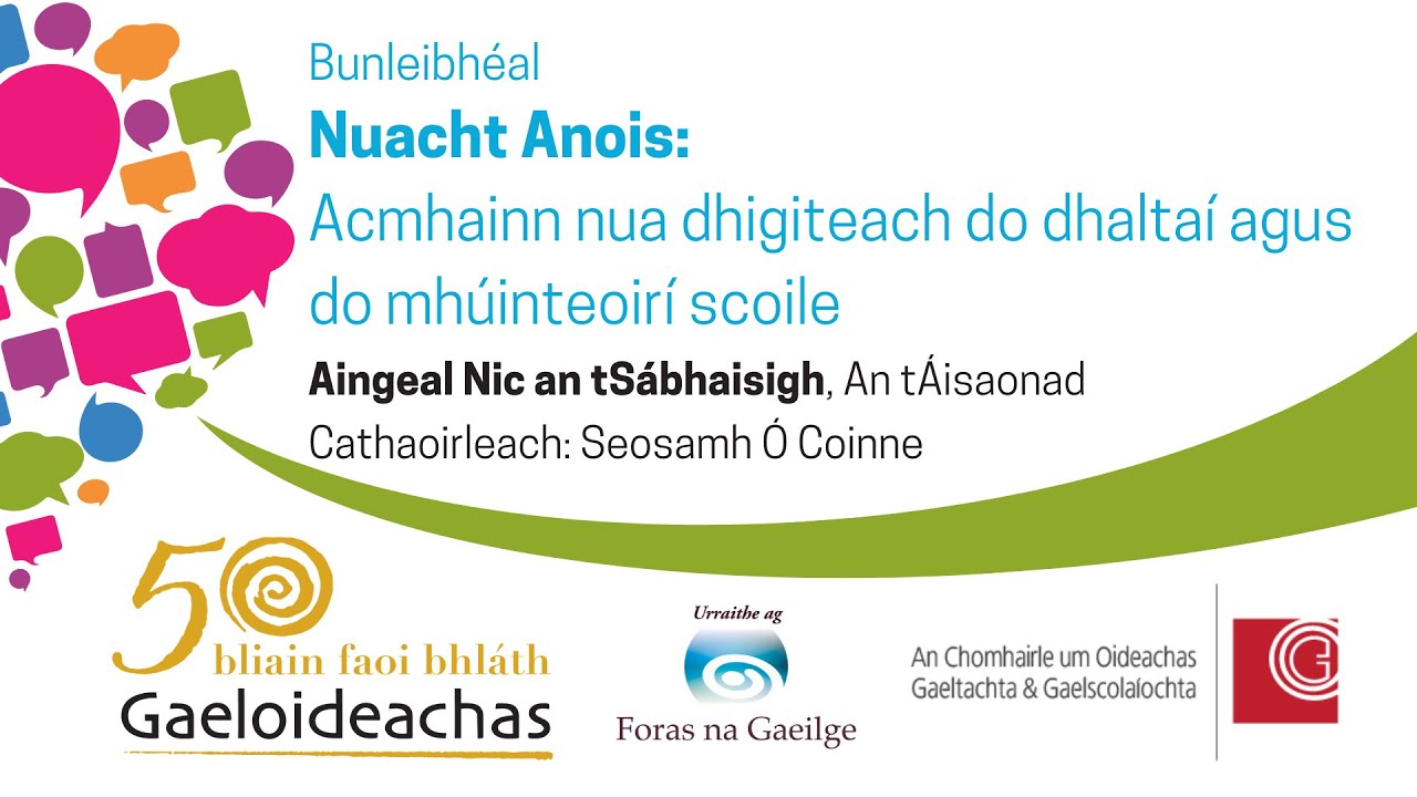Nuacht Anois: acmhainn dhigiteach do dhaltaí 7 do mhúinteoirí ag Tionól Forbartha Gaeloideachas 2023