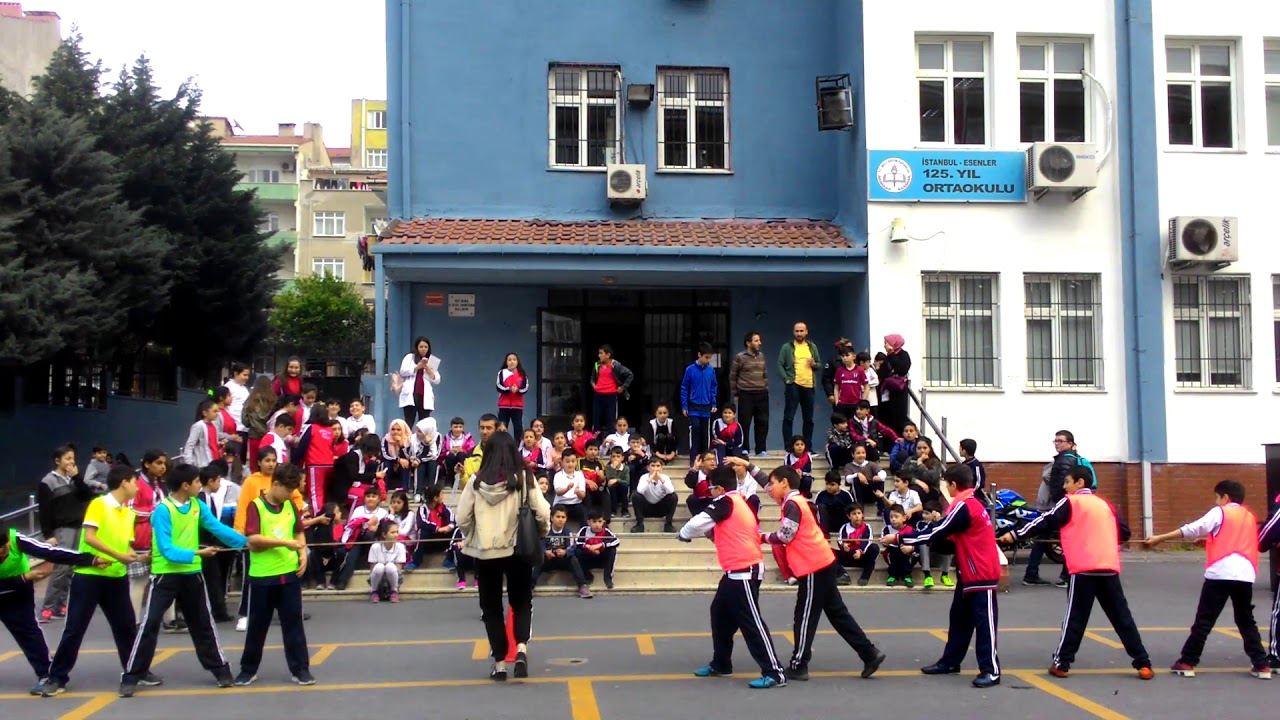 5. Sınıflar halat çekme mücadelesi
