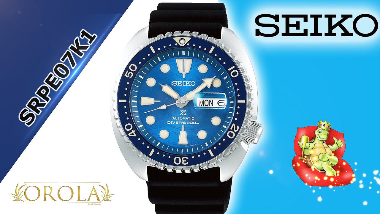Seiko King Turtle 👑 🐢 Save the ocean Greate white shark 🦈 SRPE07K1