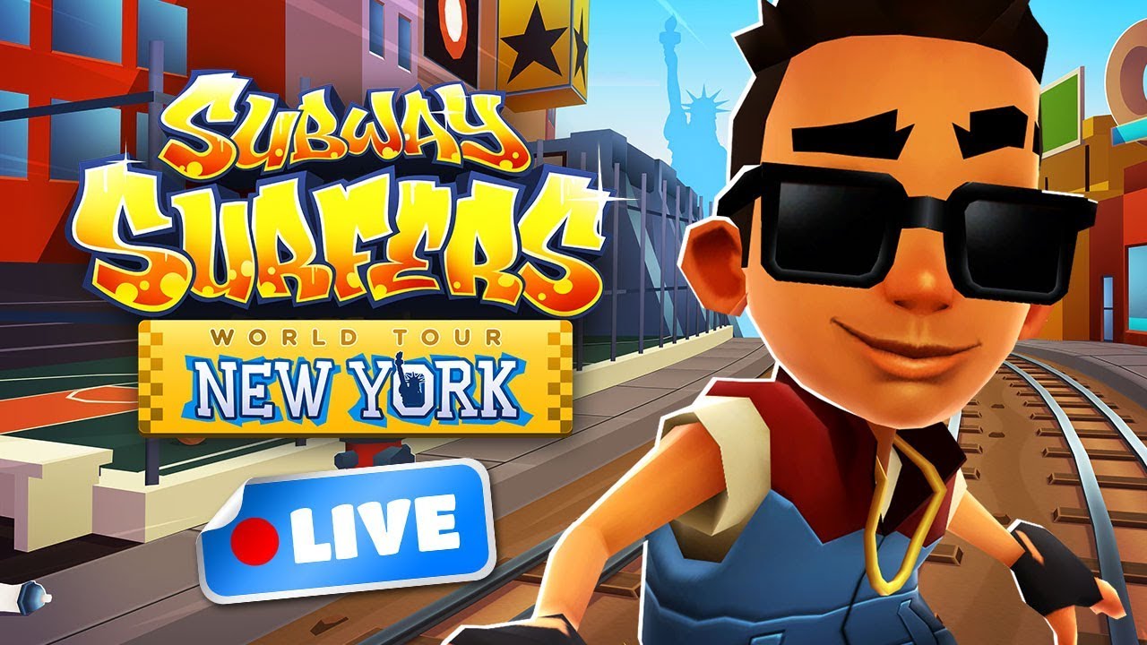 🔴 Subway Surfers World Tour 2018 - New York Gameplay Livestream