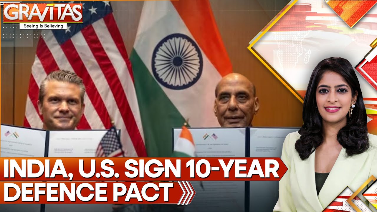 10-year Defence Pact With Us Strengthens India, Shocks Pakistan | GRAVITAS