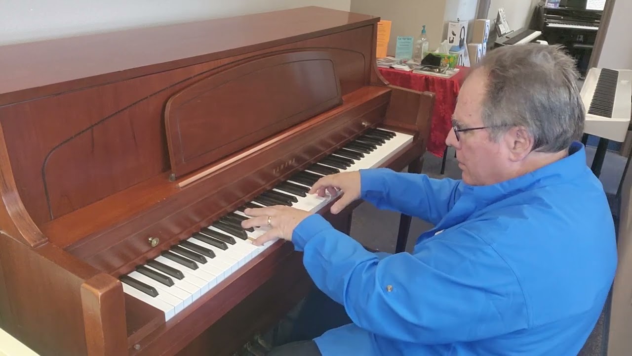 Nearly-new Yamaha Console Piano on sale