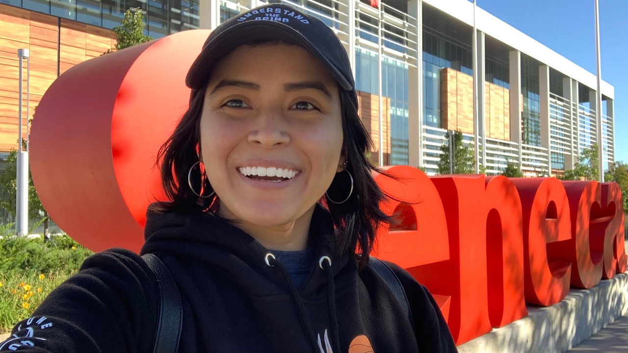 Outside Seneca College Newnham Campus Tour! + What Food Places And Parks Are Around Seneca