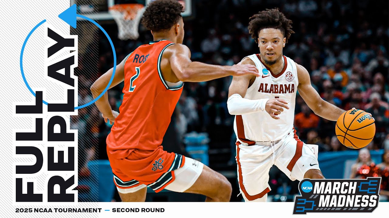 Alabama vs. Saint Mary's - 2025 NCAA men's second round | FULL REPLAY