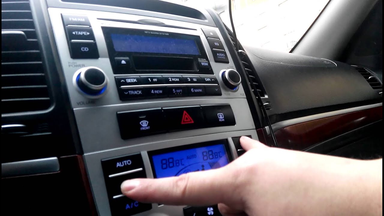 Самодиагностика климатконтроля Hyundai Santa Fe