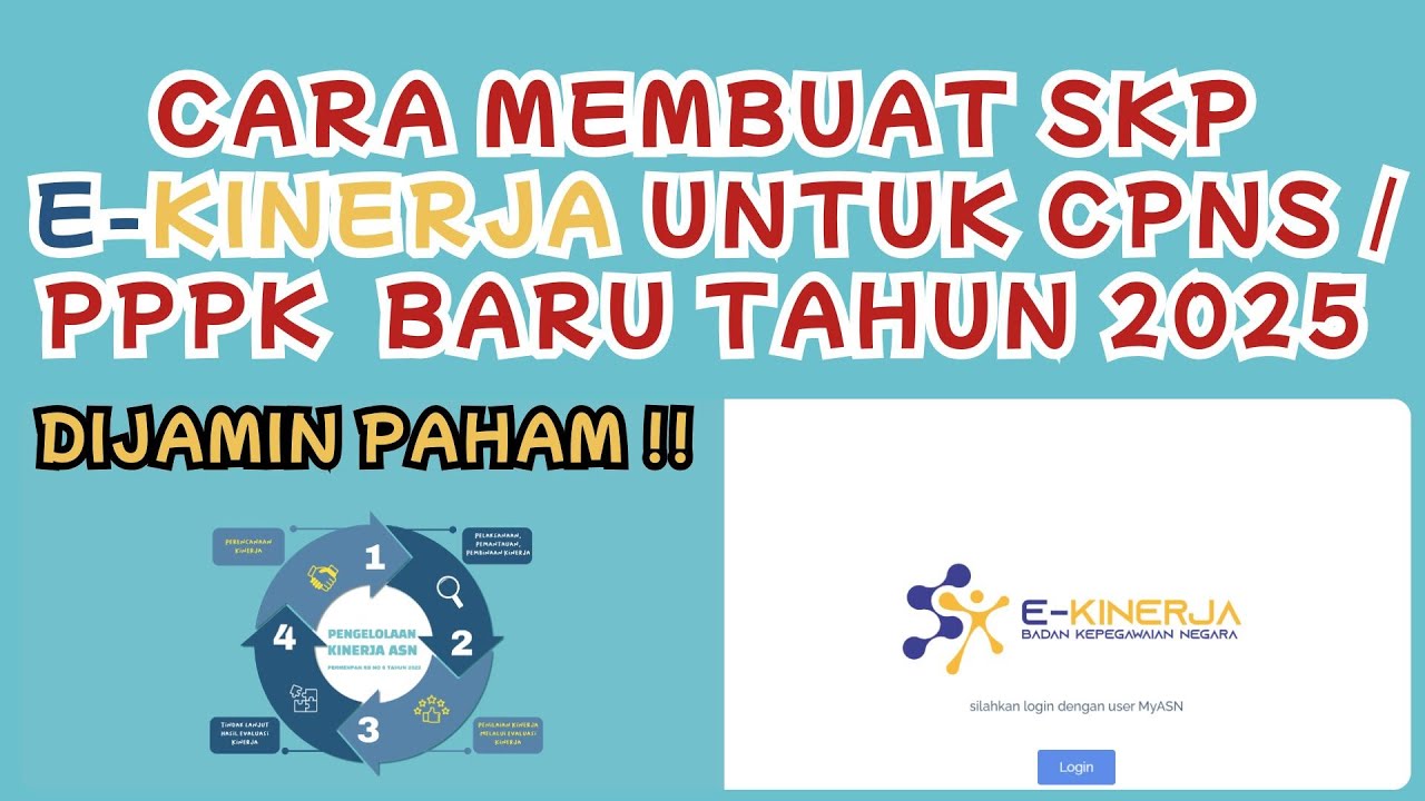 Cara membuat SKP E-kinerja Bagi CPNS PPPK baru tahun 2025