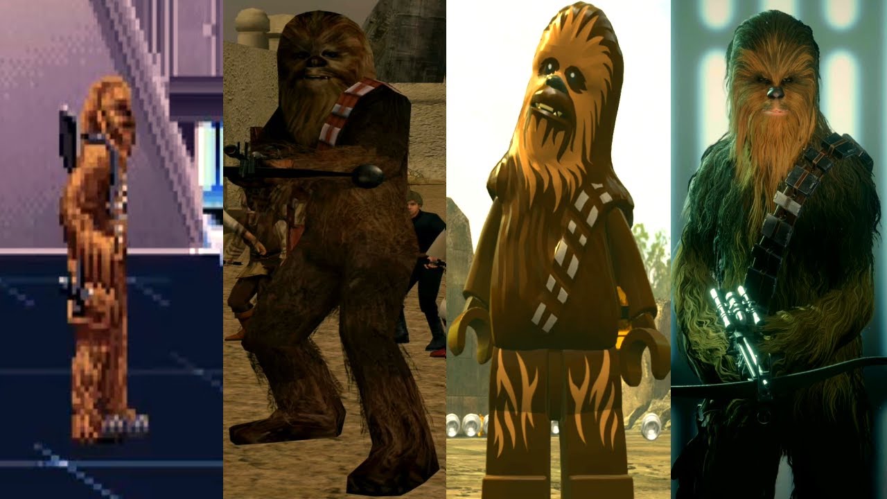 The Evolution of Chewbacca in Star Wars Games
