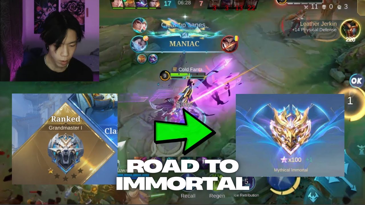 Mobile Legends буцаад тоголж эхлэсээнн Road to Immortal✨MLBB ✨