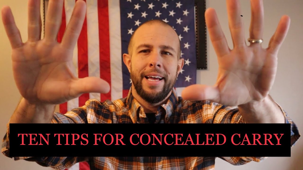 10 Best Concealed Carry Tips for Beginners / Where and how to carry your pistol / EDC Gear