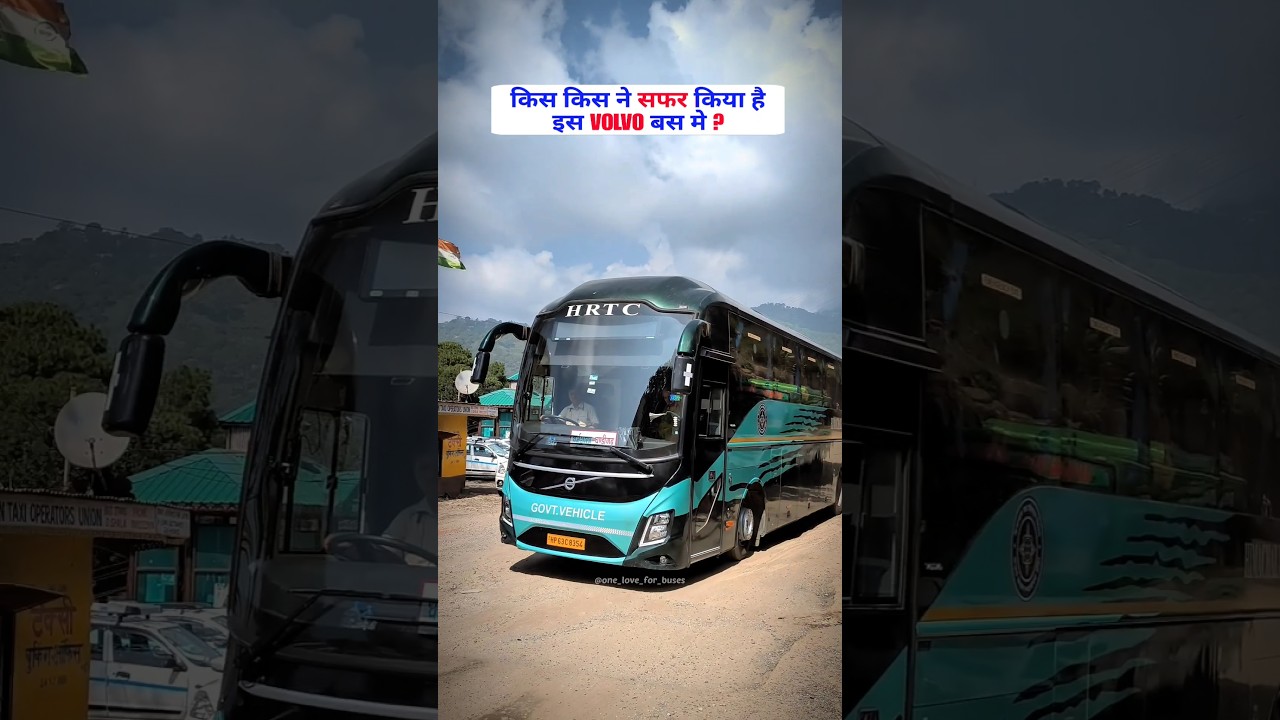 New volvo Bus Hrtc Himachal | Power's Volvo B8R 9600 #volvo9600 #volvobus #luxury