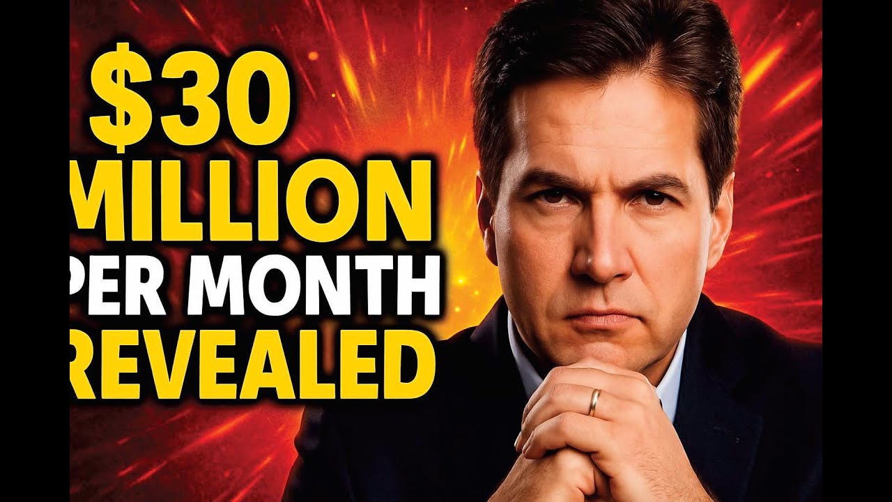 Craig Wright Goes ALL IN: $30M Per Month on Bitcoin Revival (Full Story)