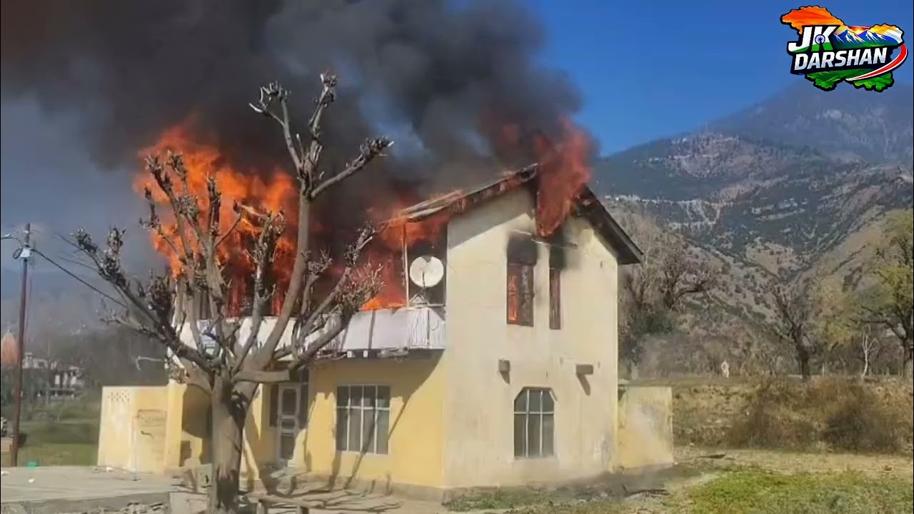 Doda, J&K: Fire Breaks Out at Tehsil Office Mahalla; Cause Yet to Be Ascertained. 
