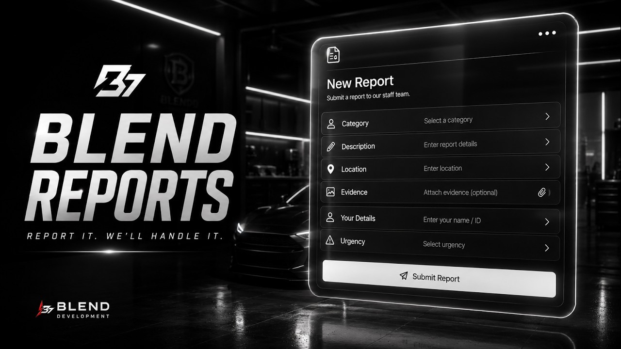 The Most Advanced FiveM Report System | Admin Panel, Logs & More | QBCore, ESX & QBox
