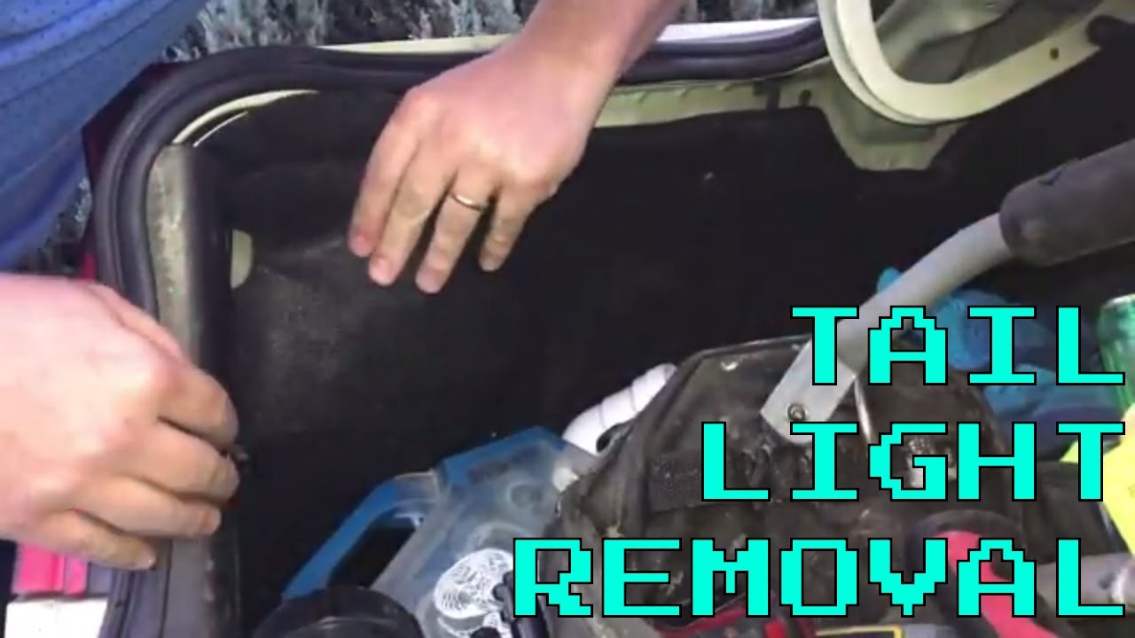 how to remove tail lights (VY-VZ Series Holden)