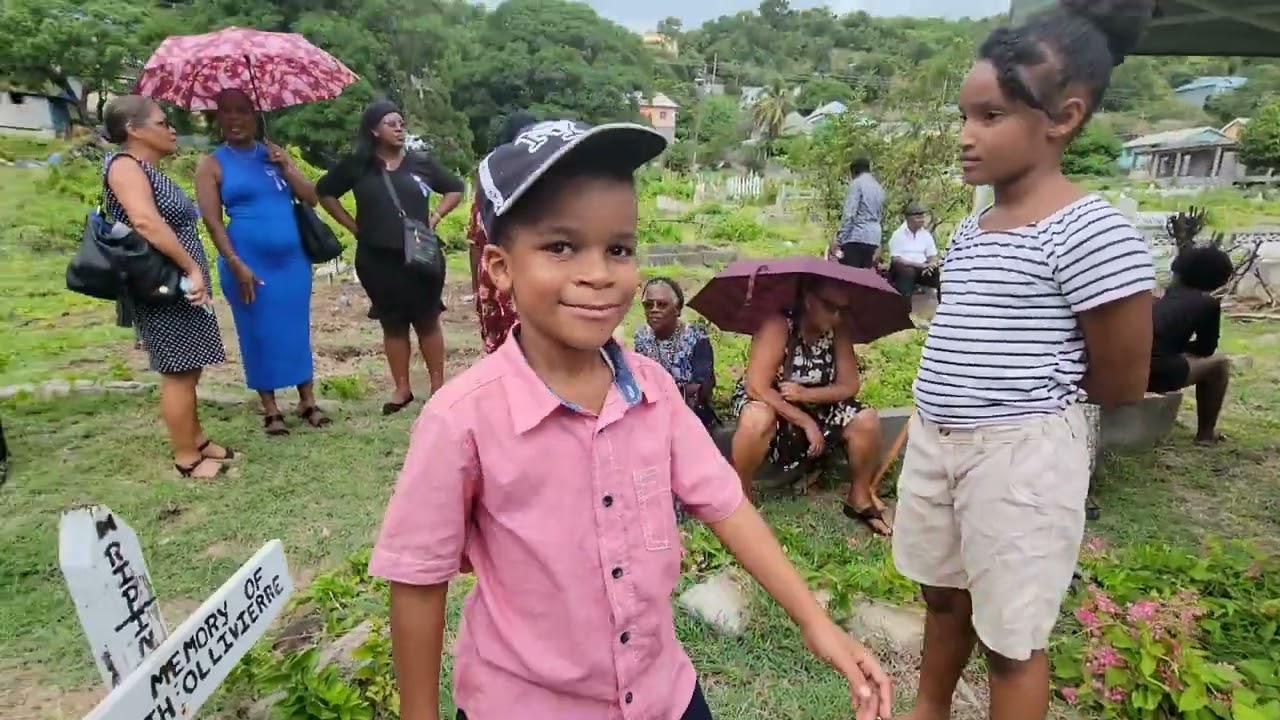 Funeral In Bequia St. Vincent And The Grenadines: Cemetery Comes Alive With Steel Music