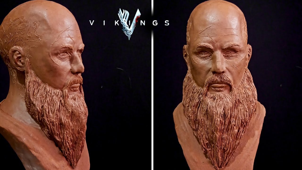 Sculpting Ragnar Lothbrok - Vikings - Timelapse