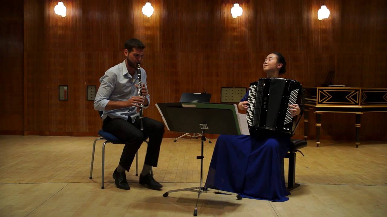 Accordion and Clarinet Duo, Hanzhi Wang & Giovanni Punzi, 'Fou Rire'