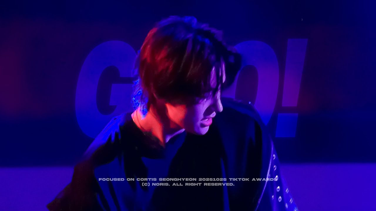 [4K] 20251025 GO! 고 | TIKTOK WAWRDS | 성현 (CORTIS SEONGHYEON) FOCUS CAM