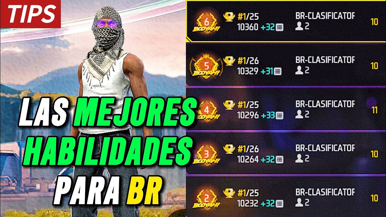 Las mejores habilidades para BR clasificatoria GRAN MAESTRO (tips)