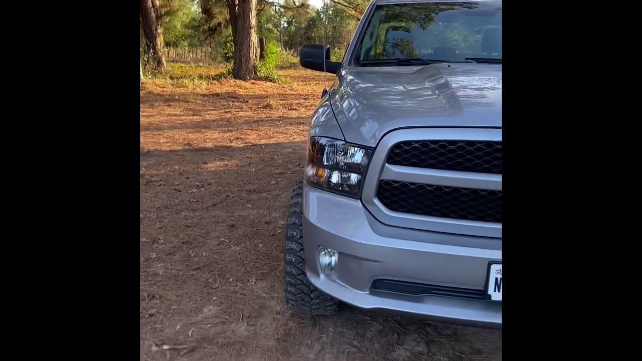 2019 Ram 1500 New wheel and tire set up. 20x12-44 wrapped in 33x12.50