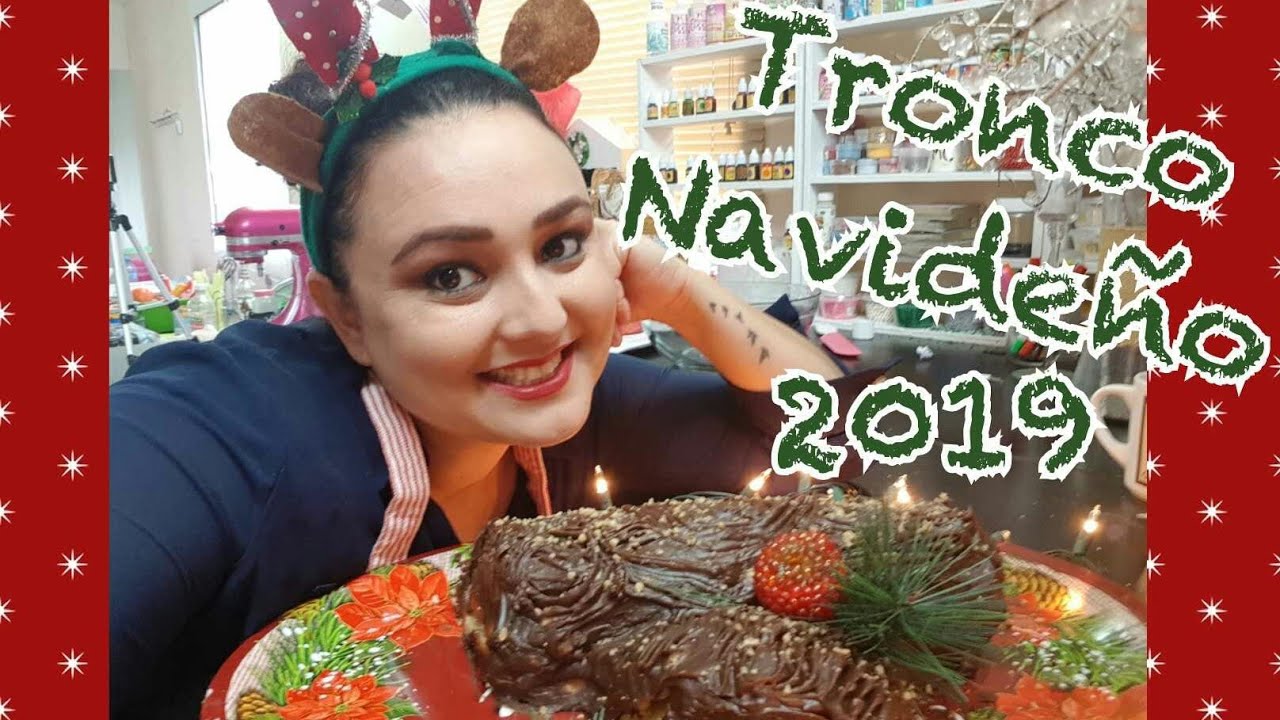 Postres Facil para Navidad 🎄Tronco Navideño 2018 @Reposteriaconluddys