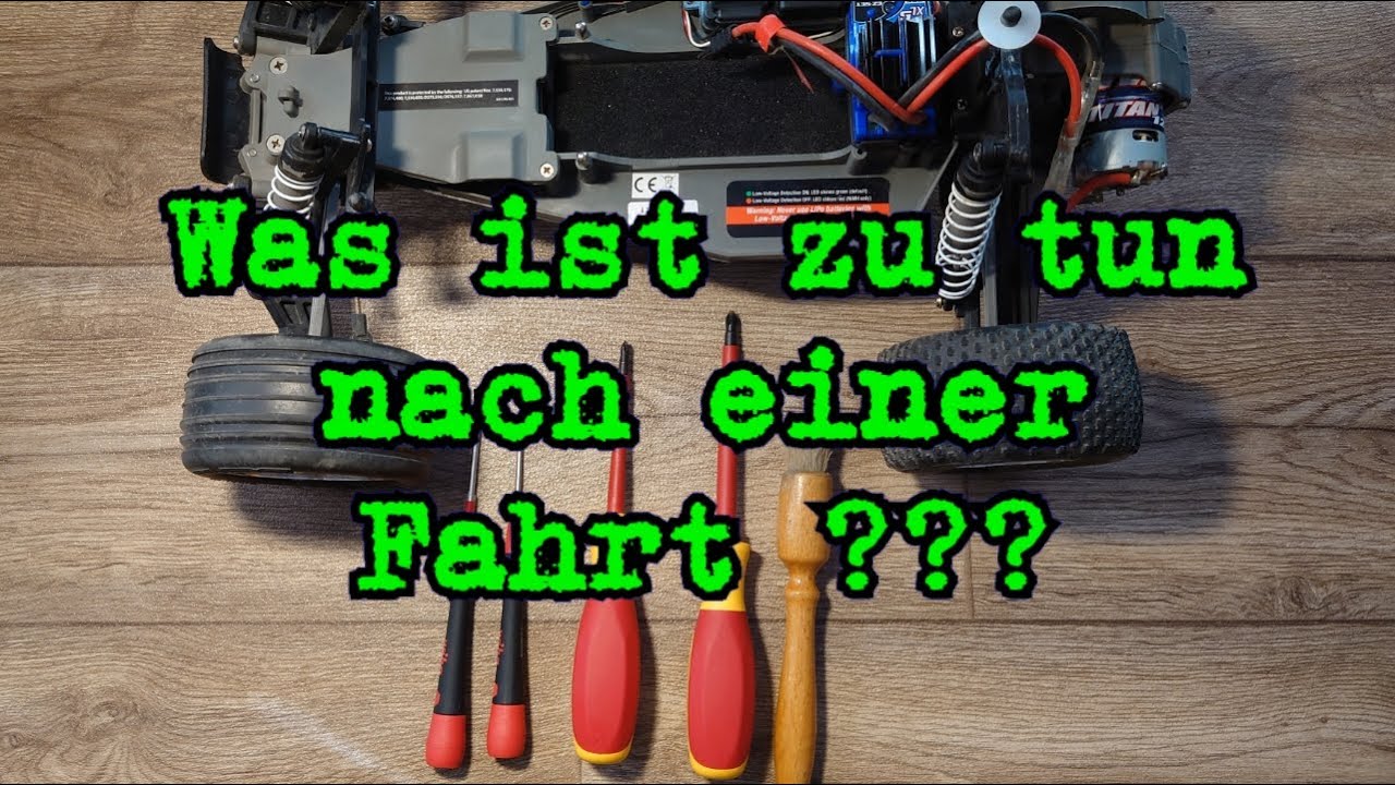 Wartung & Pflege eines RC Autos I RC Modellbau einfach erklärt [Folge 3]