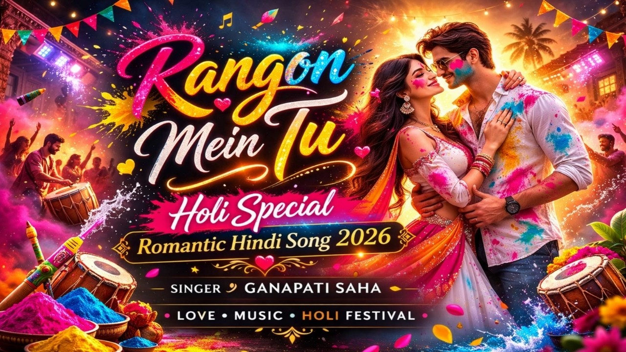 Rangon Mein Tu❤️| Holi Special Hindi Song 2026 | Romantic Holi Song | New Holi Song Hindi