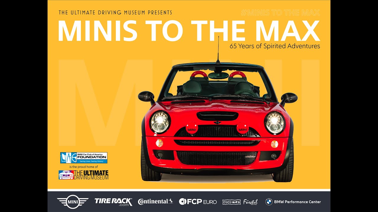 MINIs to the Max: 65 Years of Spirited Adventures Exhibition at The Ultimate Driving Museum