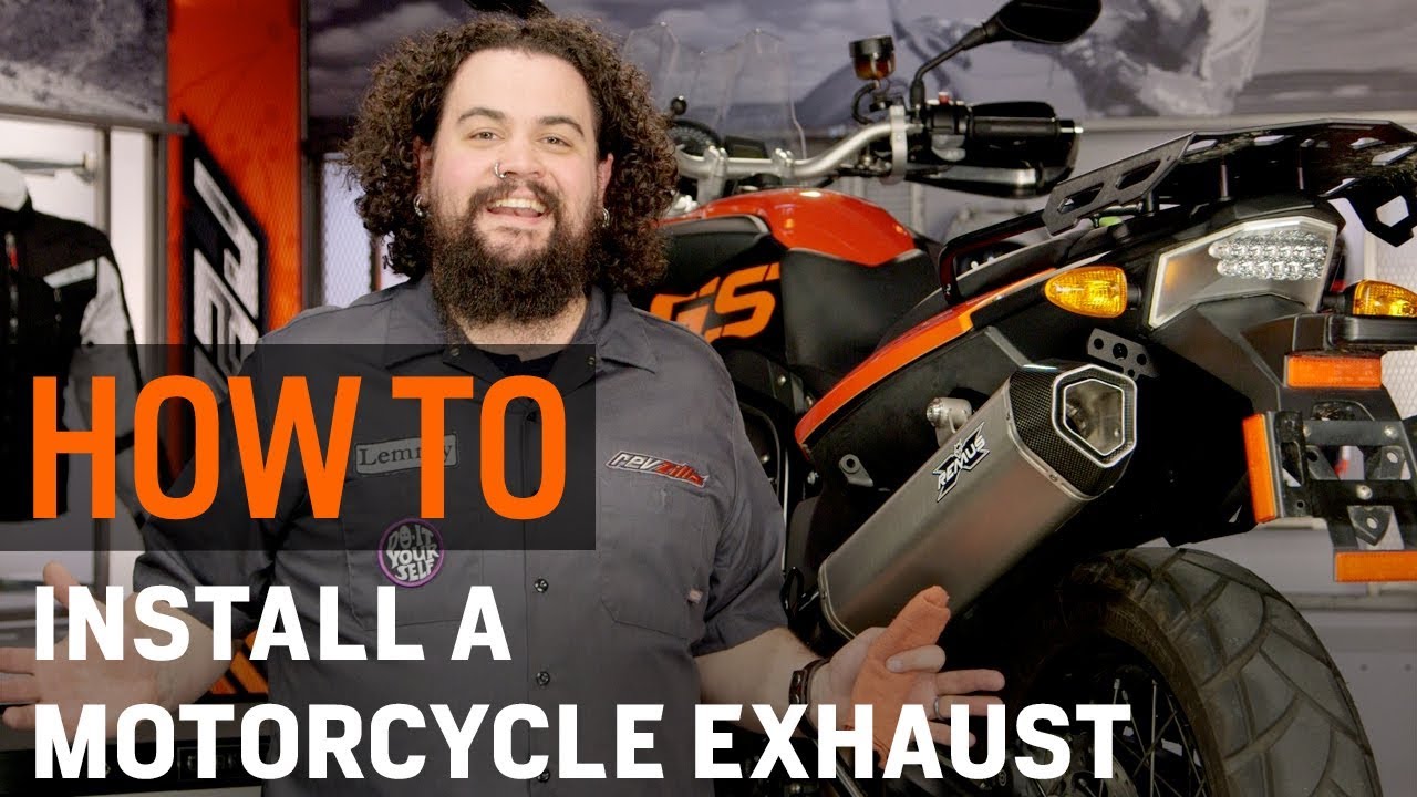 How To Install a Motorcycle Exhaust at RevZilla.com