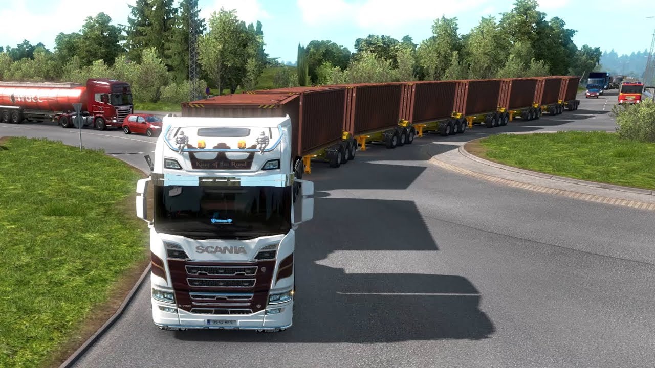 Tren De Carretera 8 Remolques | ETS2 MODS