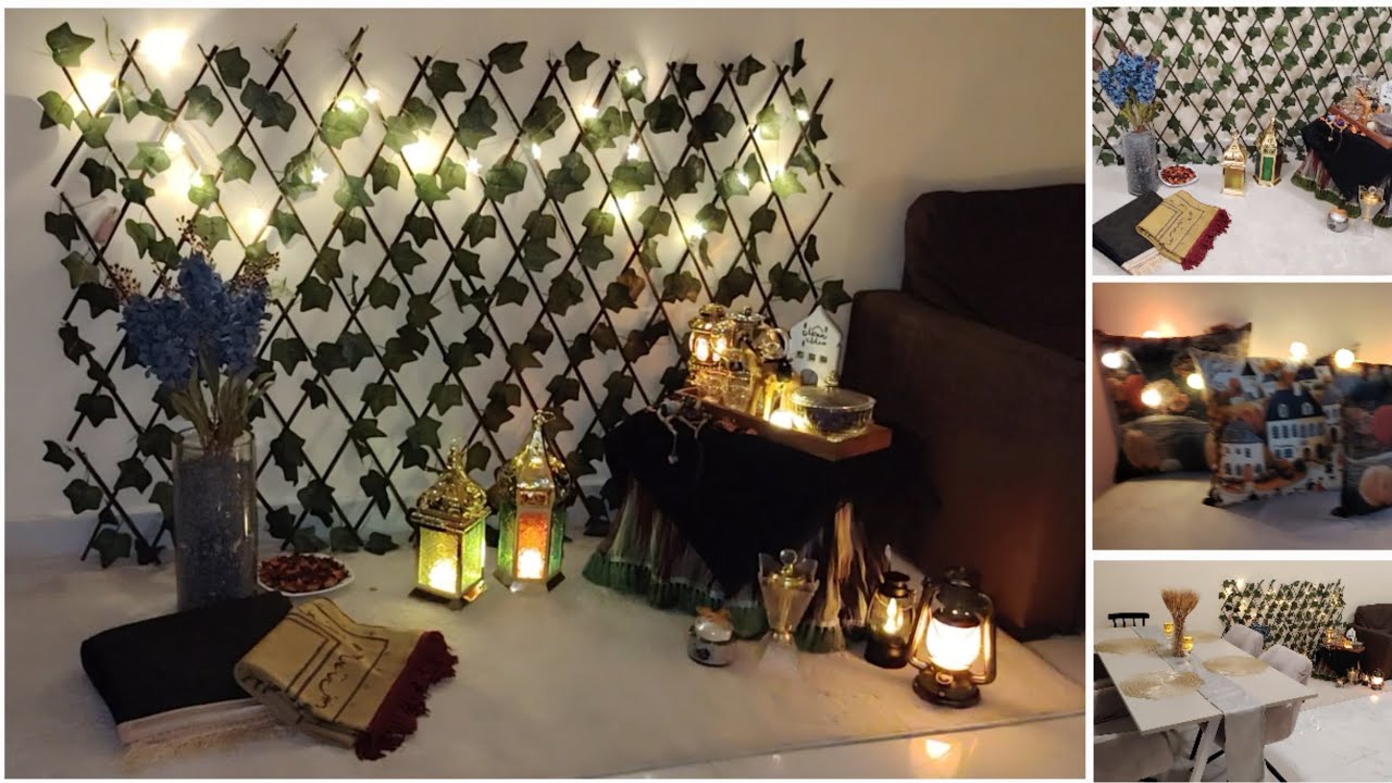 My beautiful Ramadan corner♾️Ramadan decoration♾️Shoppng haul♾️Deep cleaning♾️welcome Ramadan Kareem