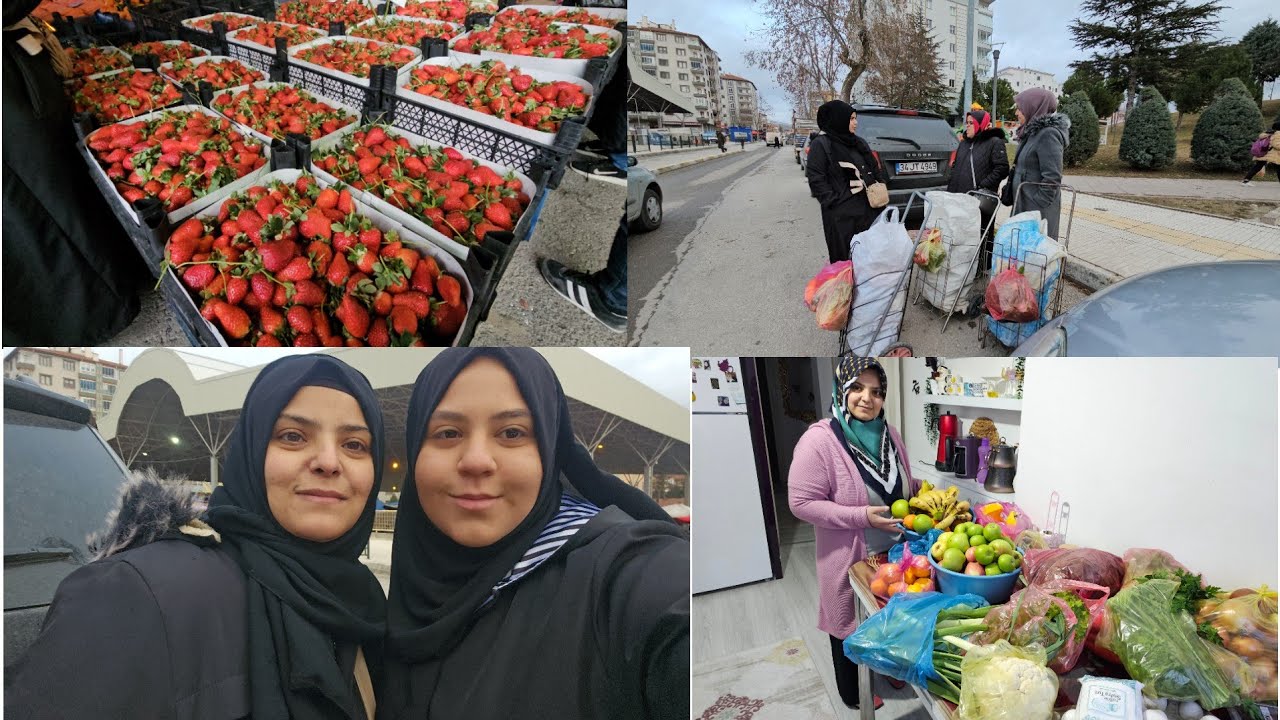 pazar alışverişi yaptık/neler aldık bakalım