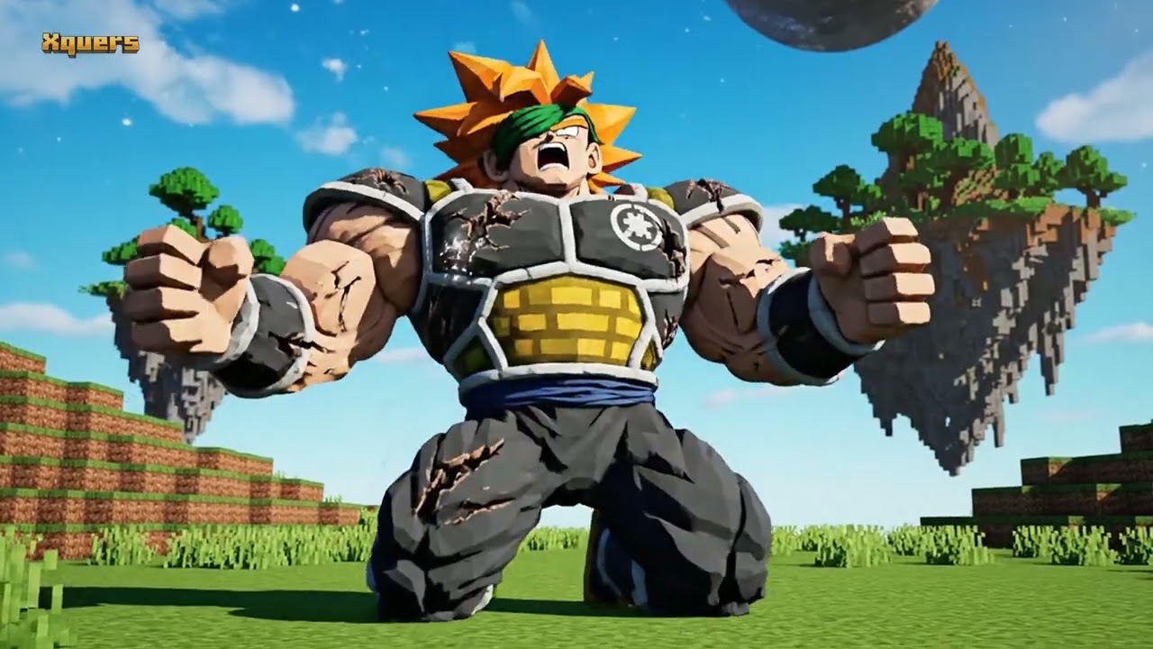 Minecraft x Funny Battle: Black Air Force Energy Goku
