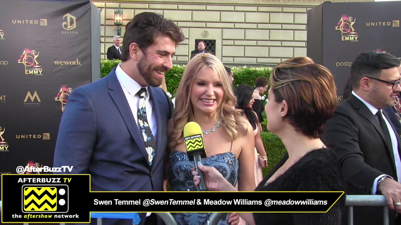 Swen Temmel & Meadow Williams Interview | 2019 Daytime Creative Arts Emmy Awards
