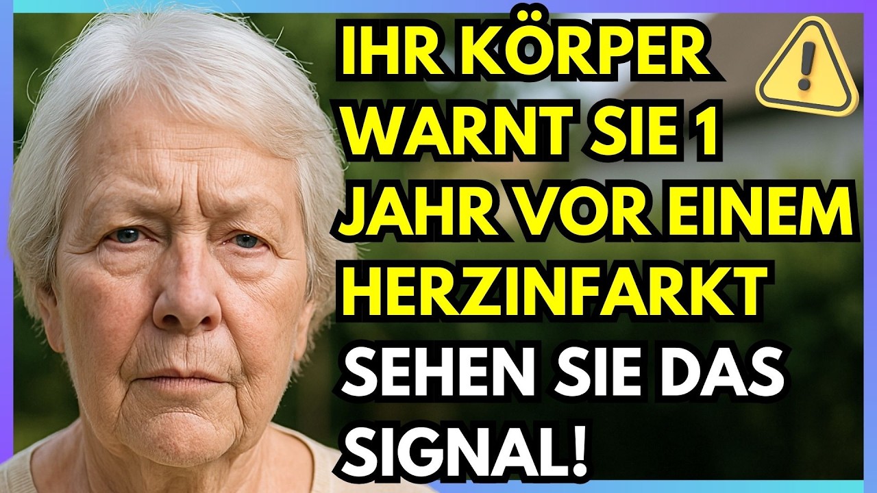 👉 Das Warnzeichen, das Ihr Körper 1 Jahr vor einem Herzinfarkt sendet