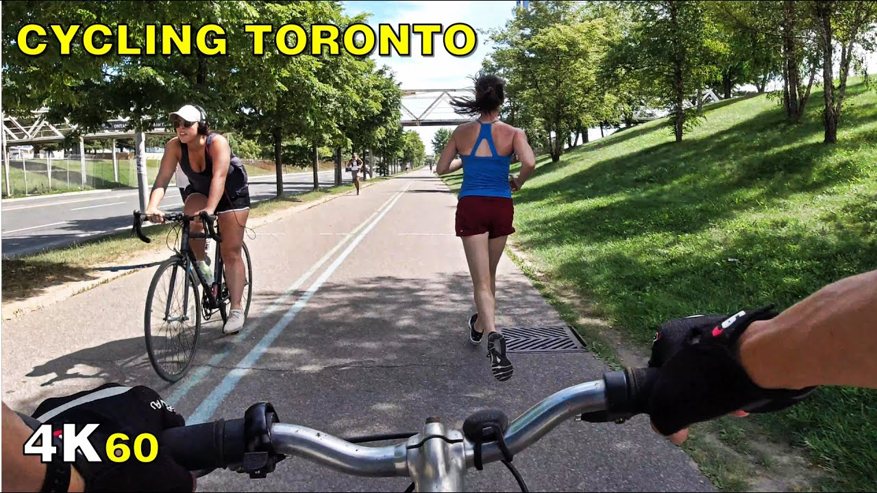 Cycling Toronto Along St Clair Avenue & to the Lake (Narrated) on Aug 12 [4K]
