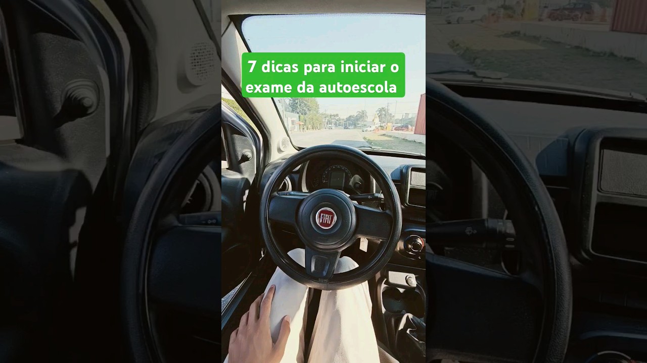 7 dicas para iniciar o exame da autoescola. #baliza #autoescola #primeirahabilita&ccedil;&atilde;o