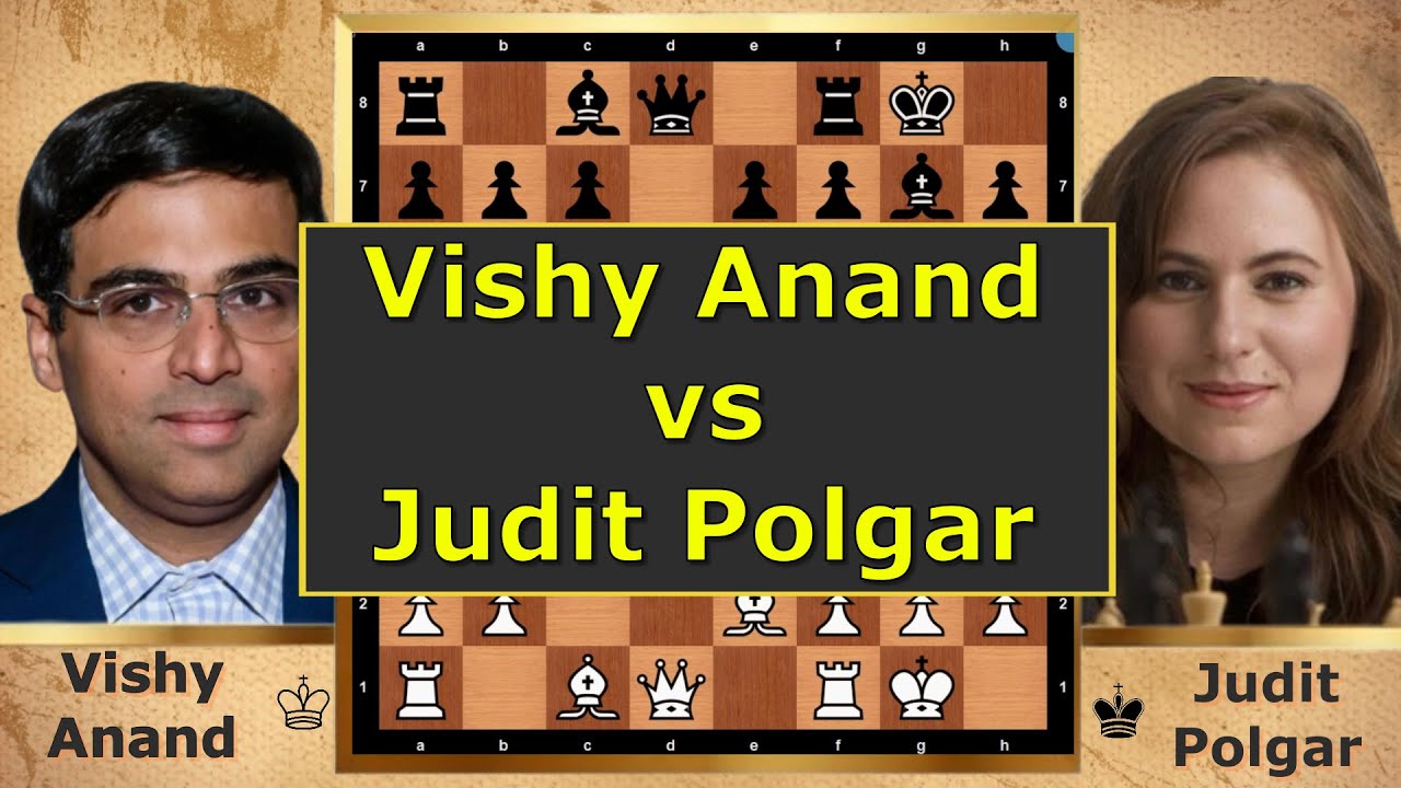 ANAND vs POLGAR – Legendary King’s Indian Clash in Leon! ♟⚡🔥 #anand  #juditpolgar  #chess