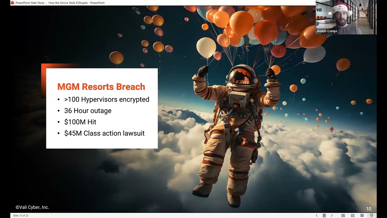 How the Grinch Stole ESXi: A Scattered Spider Threat Actor Round-Up Vali Cyber Webcast