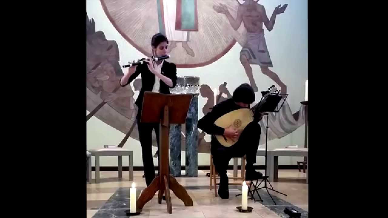 Asia Safikhanova and Vasily Antipov plays Weiss Ciaccona