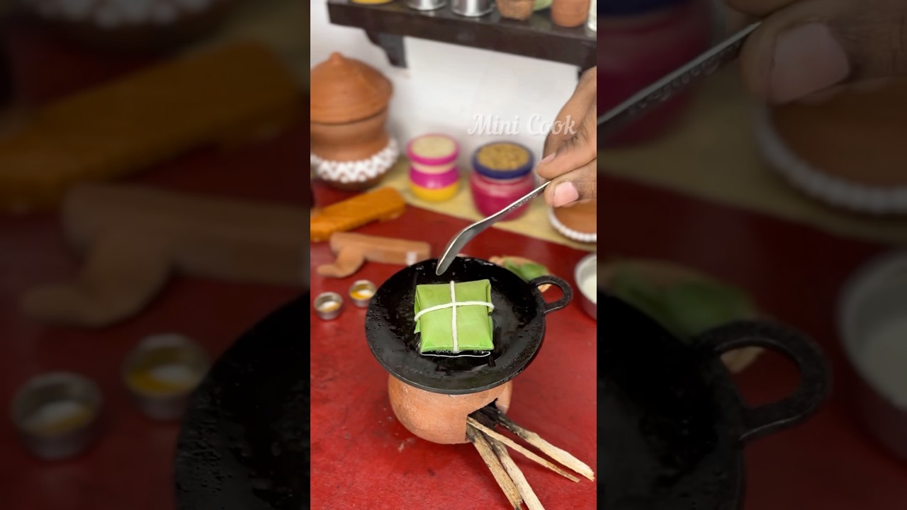 Mini Banana Leaf Chicken🐔🐣 