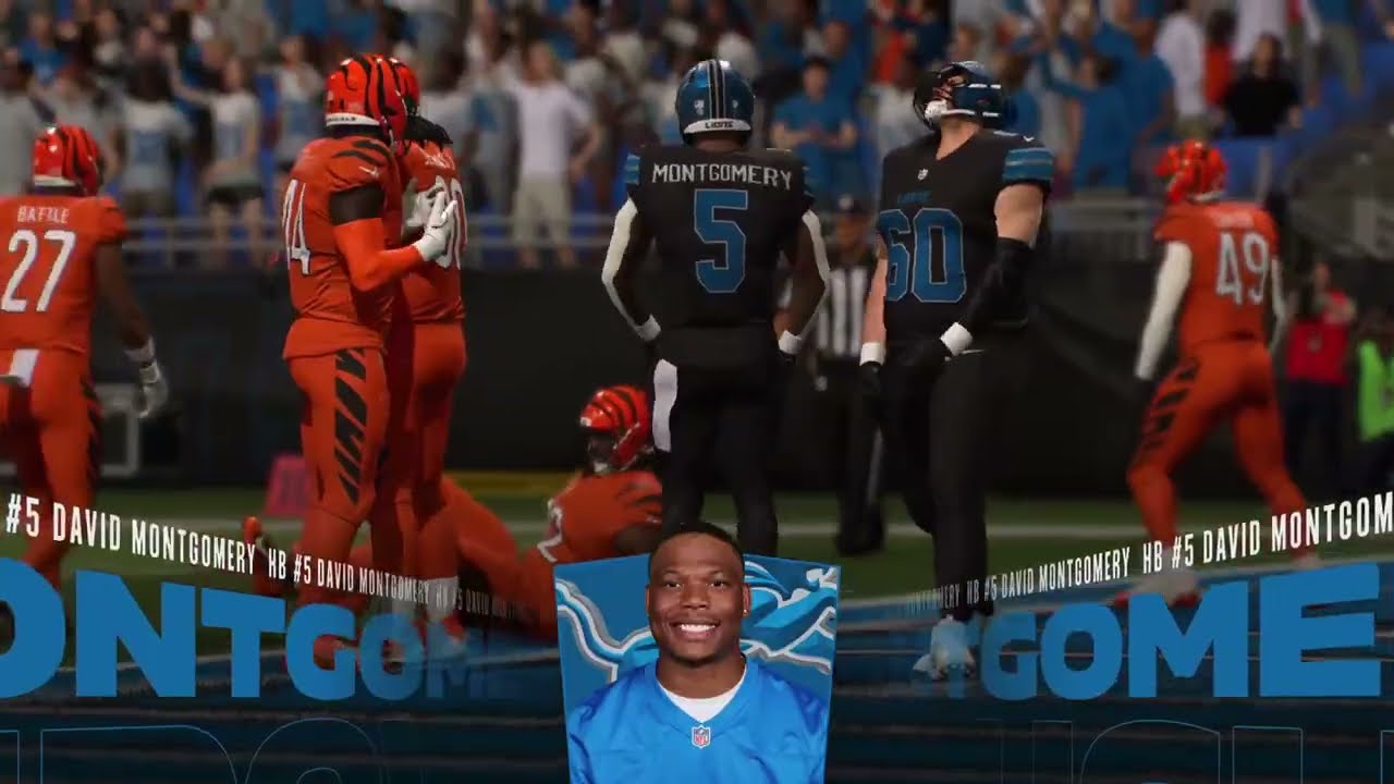 Madden NFL 26 bengals vs lions (CPU vs CPU)