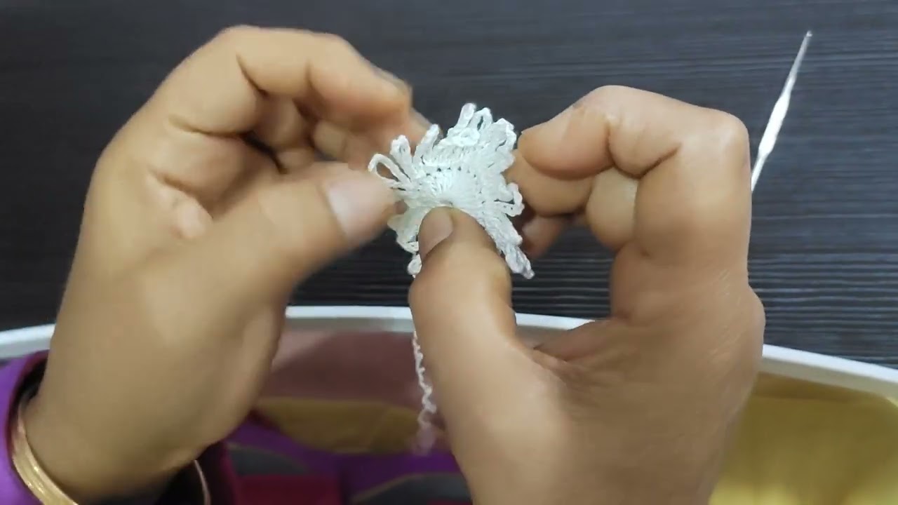 Crochet a Mini Doily: Quick & Cute Step-by-Step Guide Part 2 🧶✨🌟