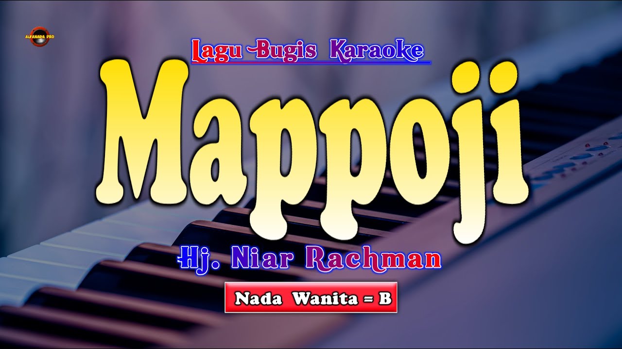 MAPPOJI KARAOKE NADA CEWEK ~ Cipt.Sandy Cheng