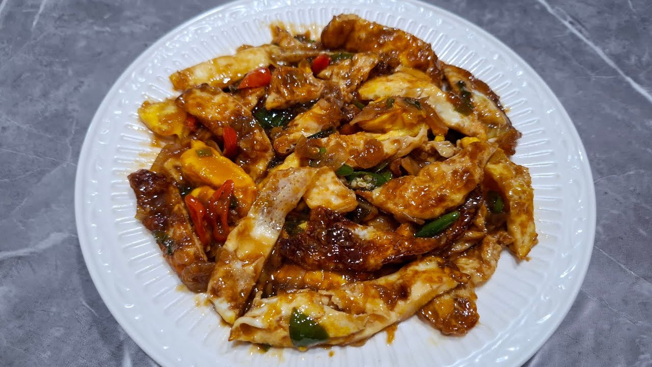 Cara membuat resep TUMIS TELUR SAUS TIRAM Enak banget
