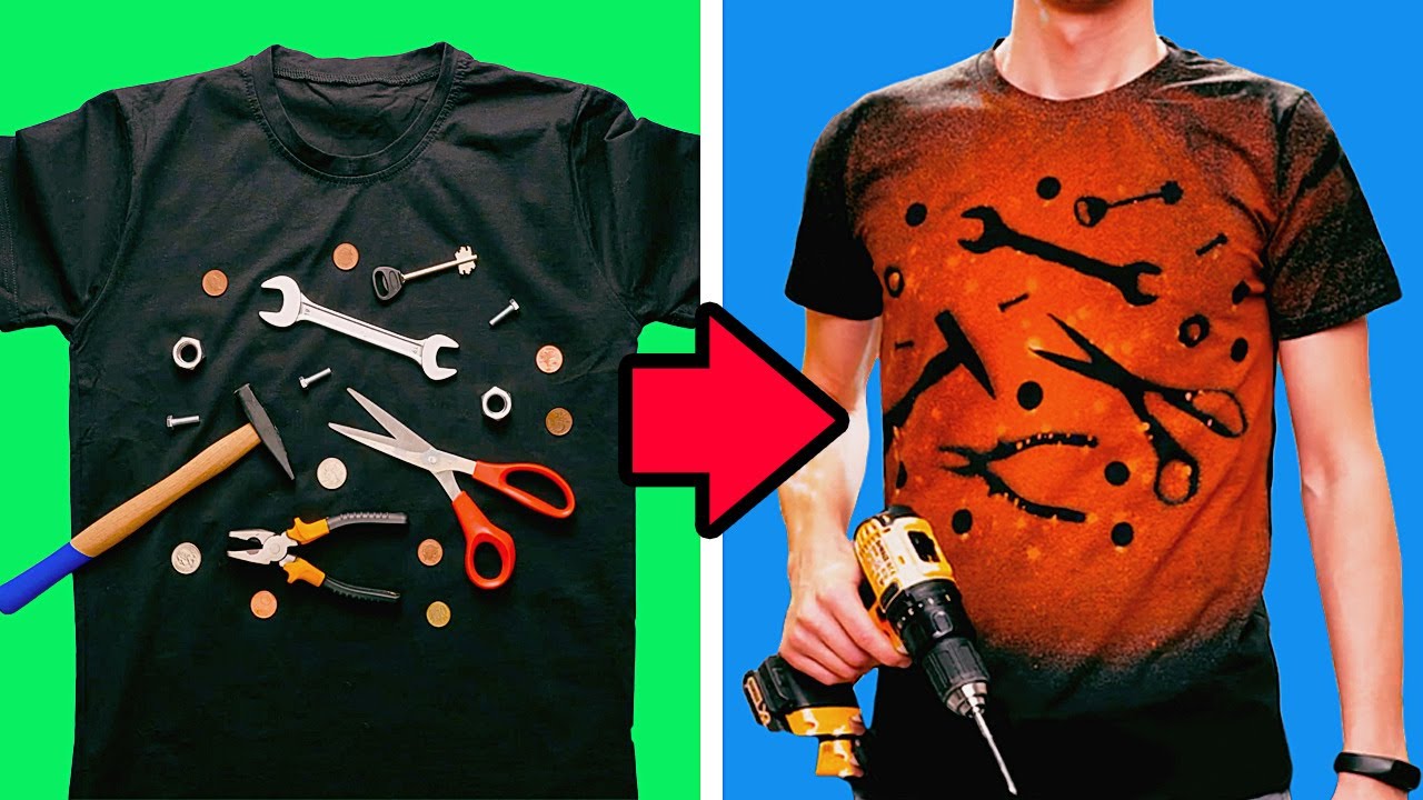 28 COOL BLEACH IDEAS FOR YOUR CLOTHES