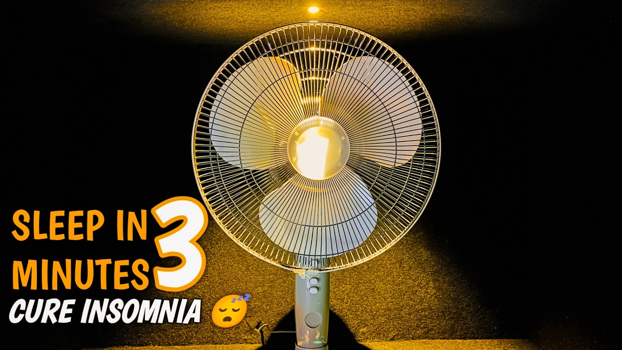 Cure Insomnia! Oscillating Fan Sound: 10 Hours Deep Sleep ASMR