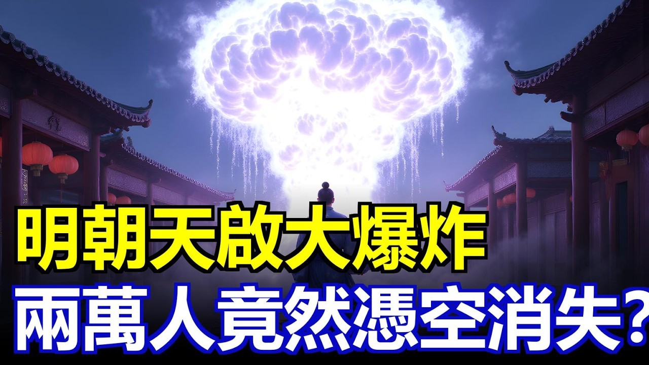 明朝超自然大爆炸2萬人憑空蒸發，真是外星人乾的？#天啟大爆炸 #明朝奇案 #世界未解之謎 #球狀閃電 #隕石空爆 #歷史懸案