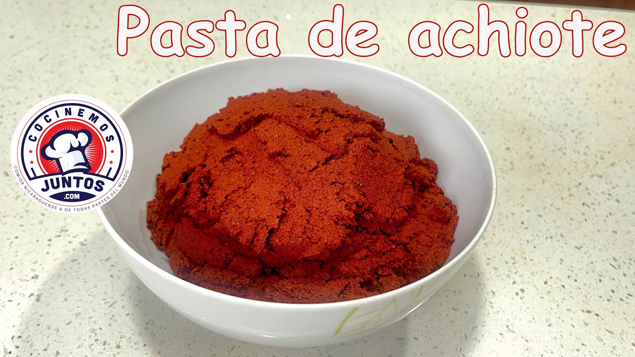 Pasta de achiote pura, organica y deliciosa.