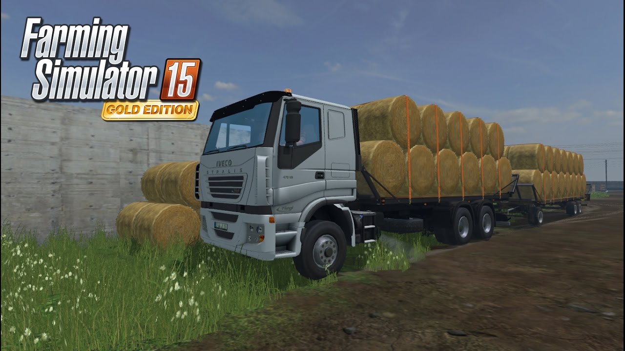 FS15 |УкрАгро| Перевозка тюков с поля IVECO STRALIS